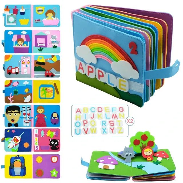 3D Baby Story Cloth Book - PepitoStore -