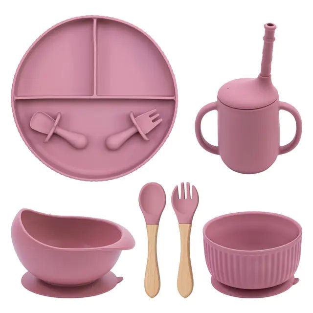 Baby Weaning Solid Food Plate Bowl Set - PepitoStore