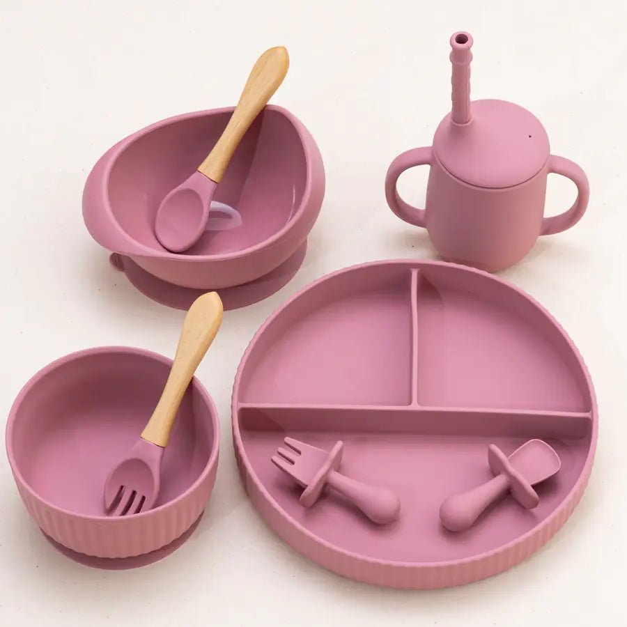 Baby Weaning Solid Food Plate Bowl Set - PepitoStore