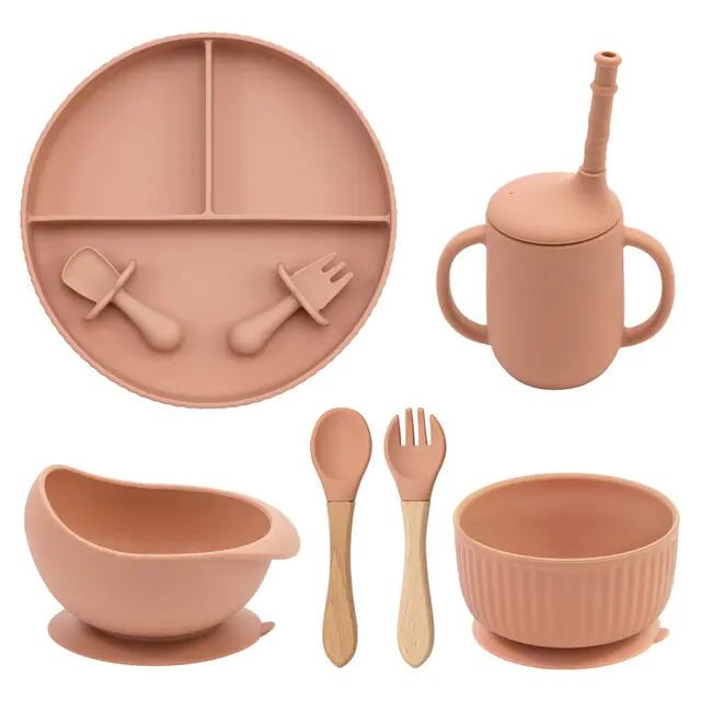 Baby Weaning Solid Food Plate Bowl Set - PepitoStore