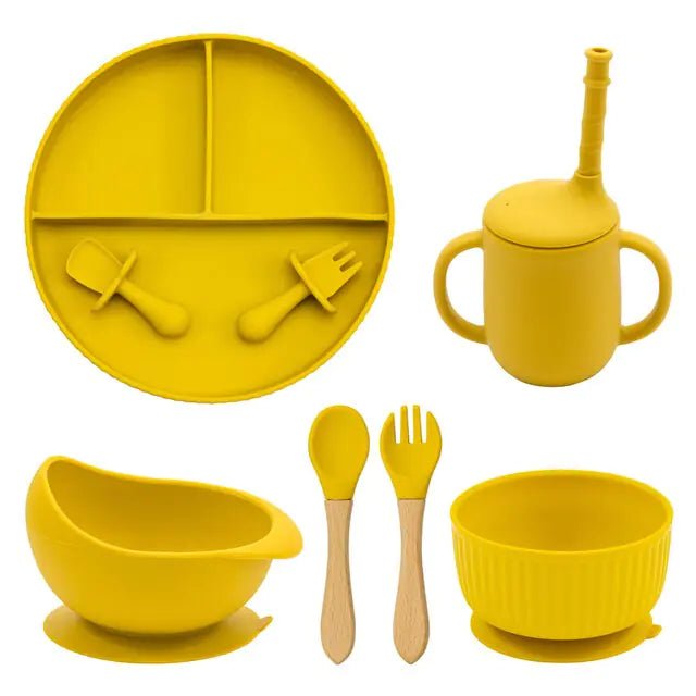 Baby Weaning Solid Food Plate Bowl Set - PepitoStore