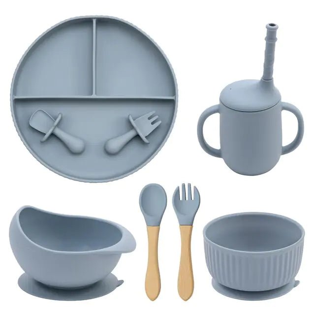 Baby Weaning Solid Food Plate Bowl Set - PepitoStore