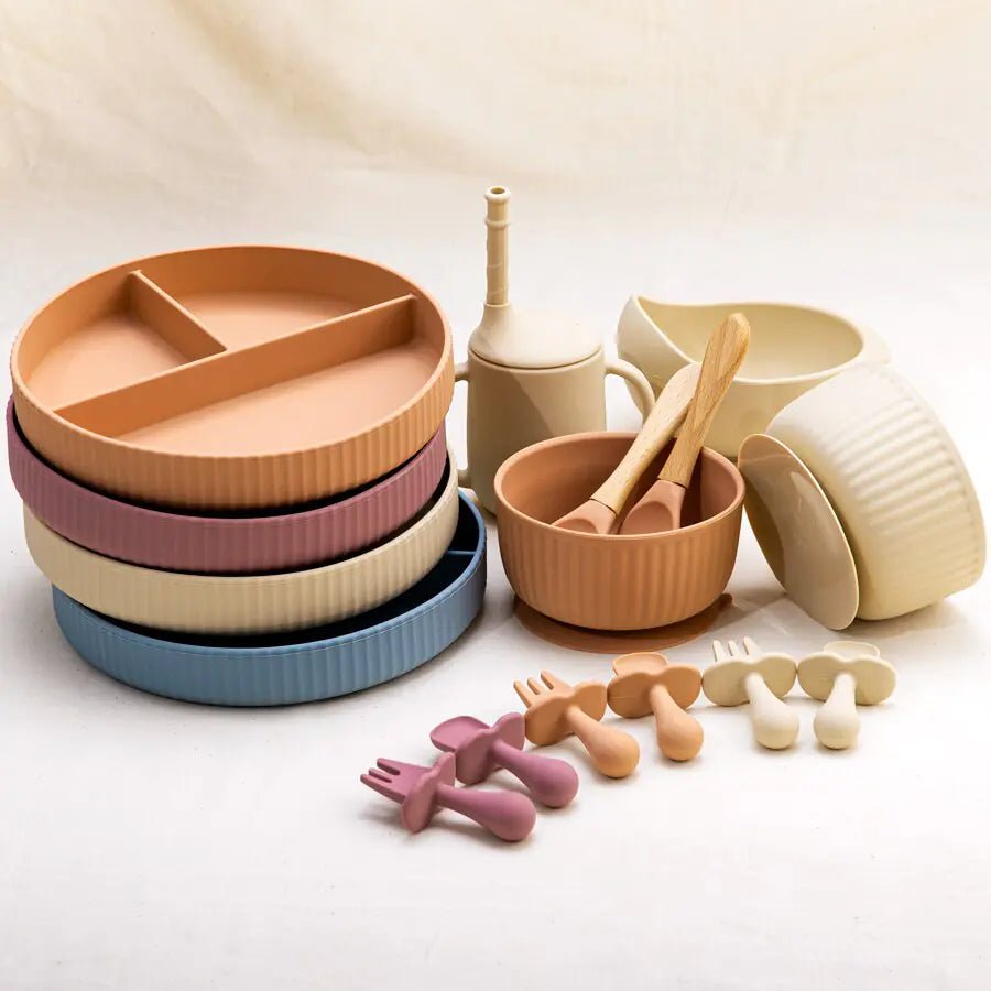 Baby Weaning Solid Food Plate Bowl Set - PepitoStore