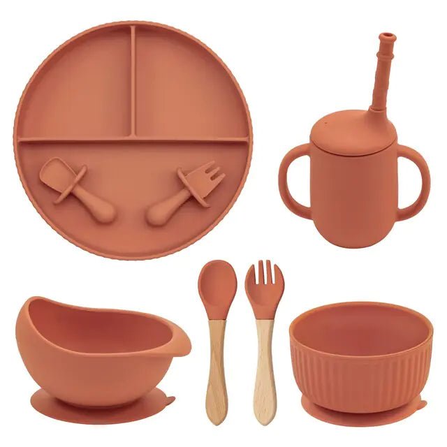 Baby Weaning Solid Food Plate Bowl Set - PepitoStore