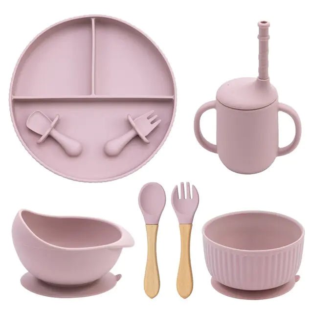 Baby Weaning Solid Food Plate Bowl Set - PepitoStore