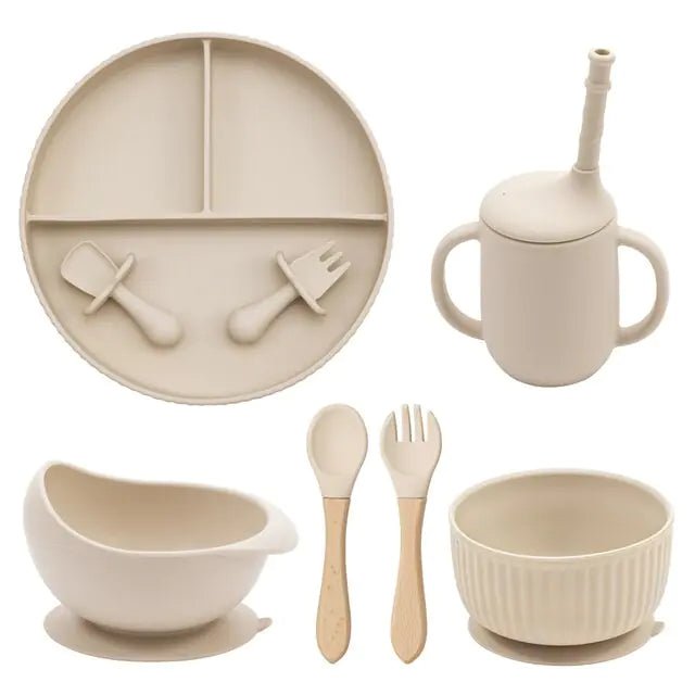 Baby Weaning Solid Food Plate Bowl Set - PepitoStore