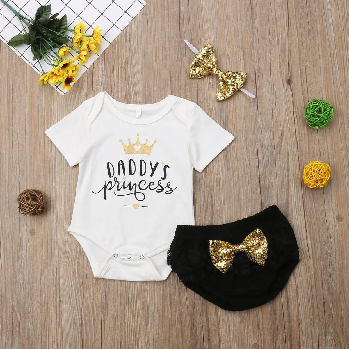 Daddy’s Princess Romper - PepitoStore -