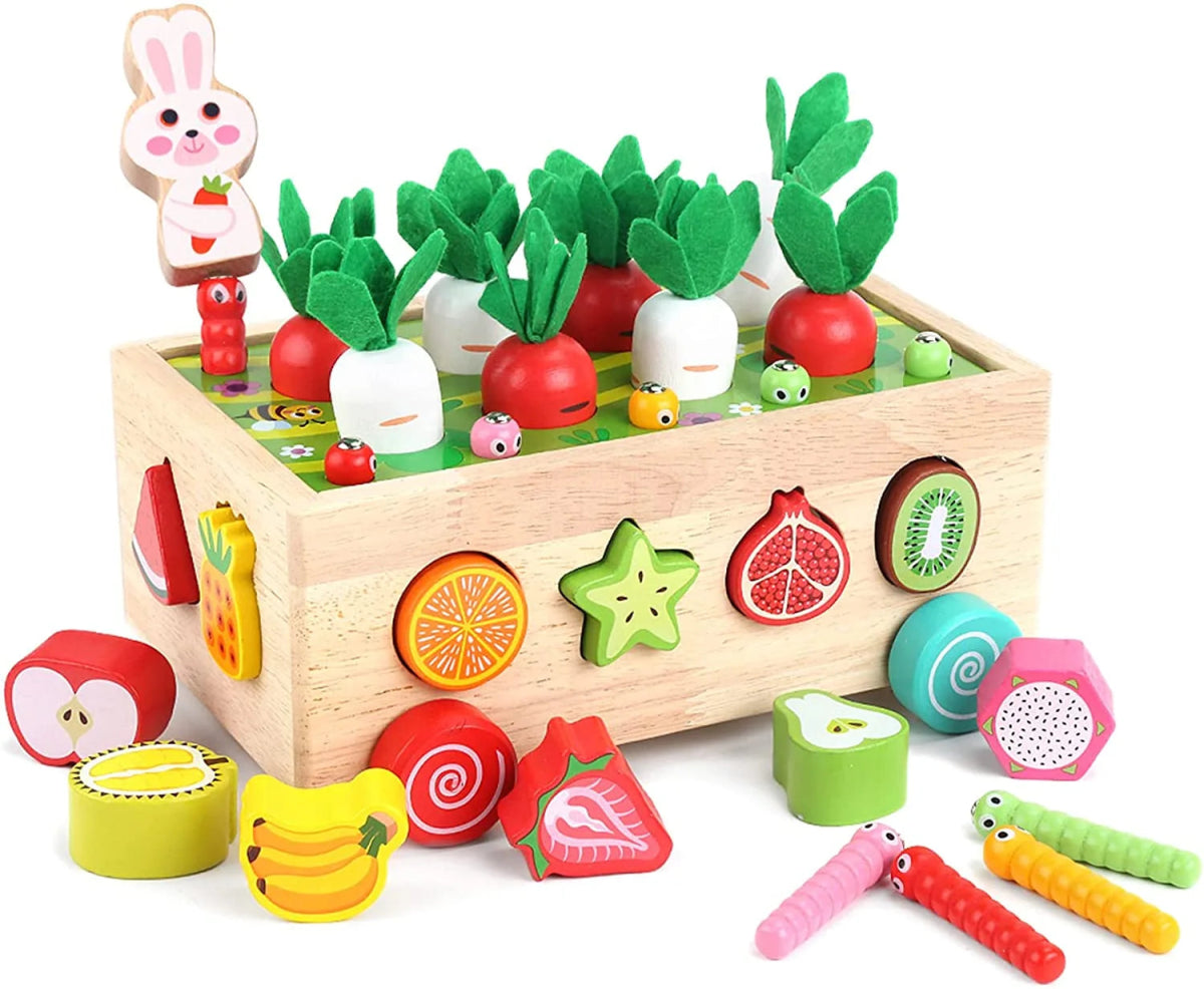 Montessori Garden Shape Sorter - PepitoStore -
