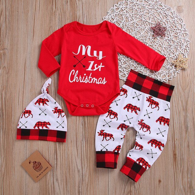 My First Christmas Outfits - PepitoStorerompers