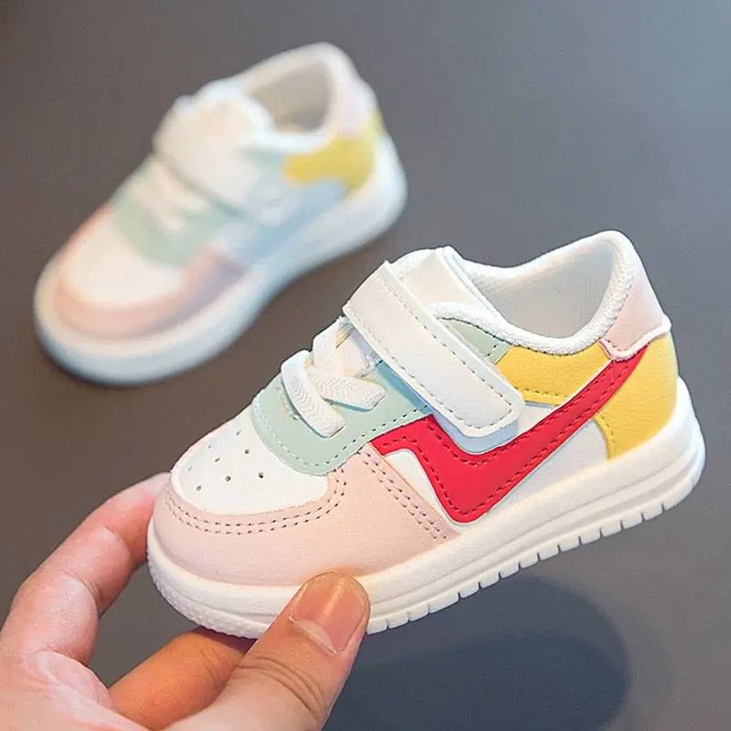 Retro Leather Multicolor Shoes - PepitoStore -