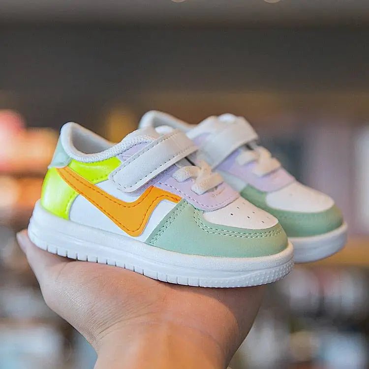 Retro Leather Multicolor Shoes - PepitoStore -
