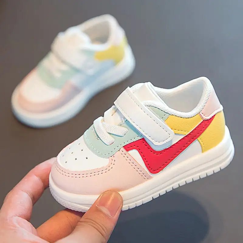 Retro Leather Multicolor Shoes - PepitoStore -