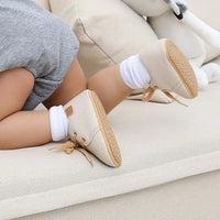 Thumbnail for Multicolor Retro Leather Shoes Baby