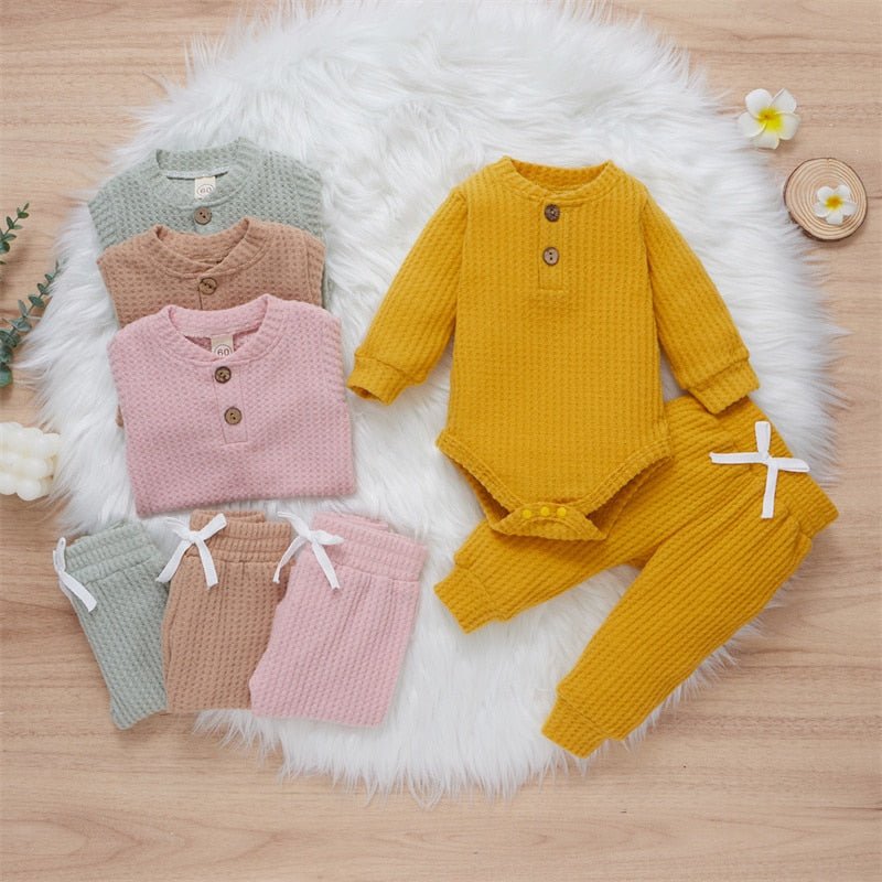 2Pcs Suit Toddler Long Sleeve Romper - PepitoStore