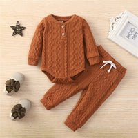 Thumbnail for 2Pcs Suit Toddler Long Sleeve Romper - PepitoStore