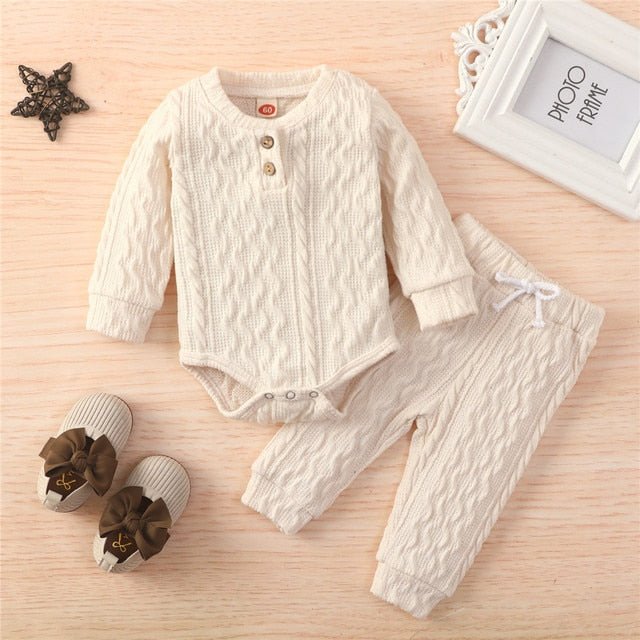 2Pcs Suit Toddler Long Sleeve Romper - PepitoStore