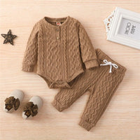 Thumbnail for 2Pcs Suit Toddler Long Sleeve Romper - PepitoStore