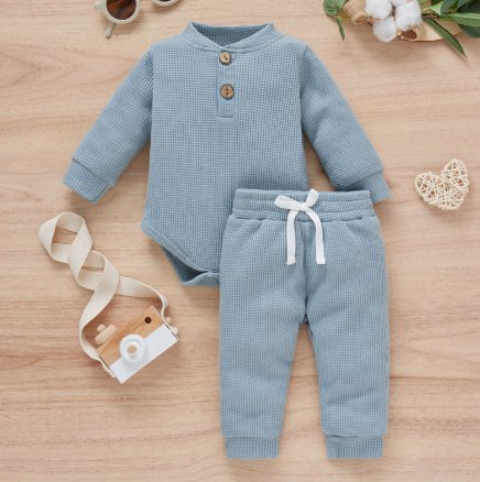 2Pcs Suit Toddler Long Sleeve Romper - PepitoStore