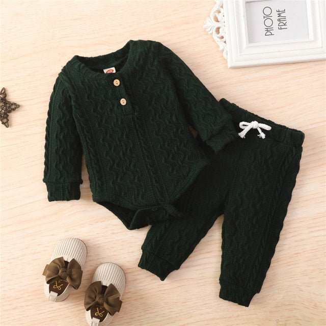 2Pcs Suit Toddler Long Sleeve Romper - PepitoStore