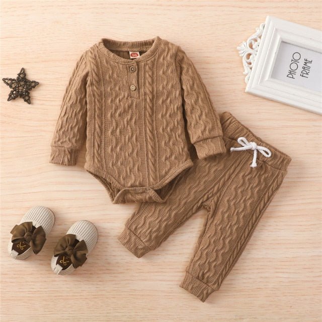 2Pcs Suit Toddler Long Sleeve Romper - PepitoStore