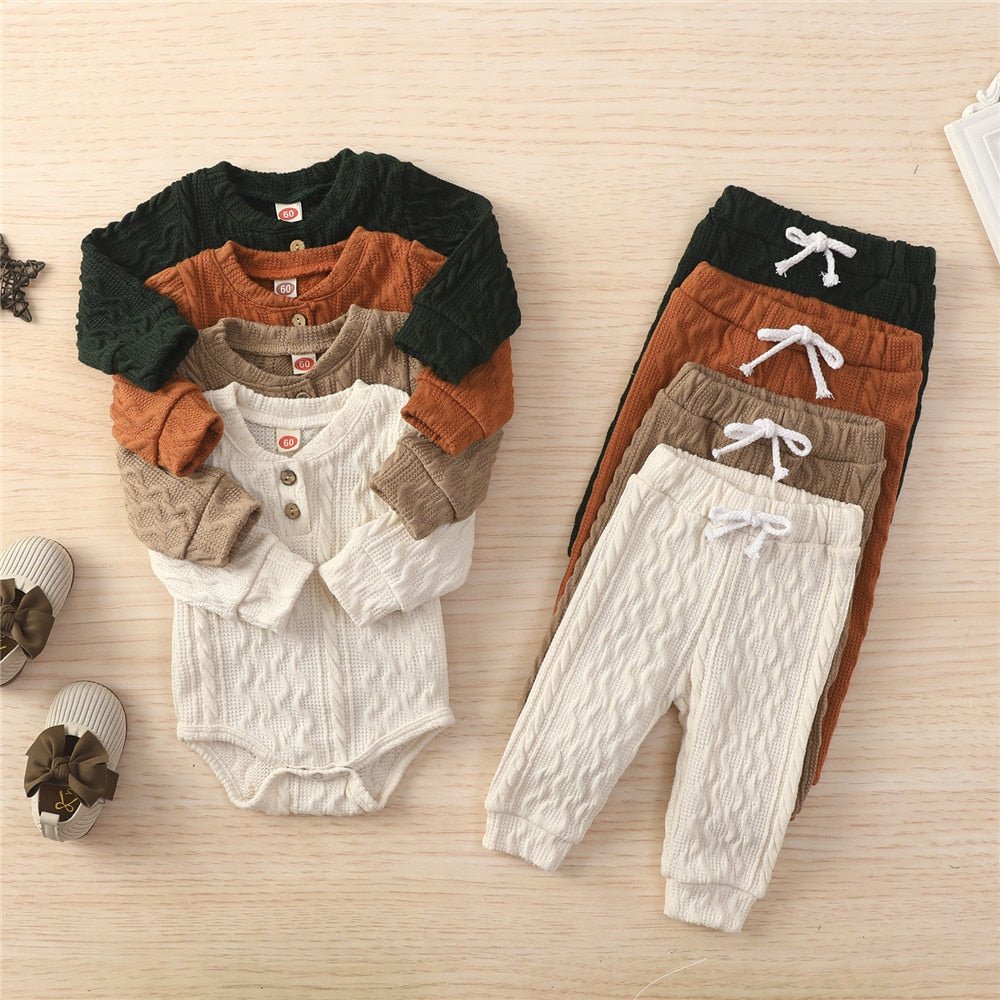 2Pcs Suit Toddler Long Sleeve Romper - PepitoStore