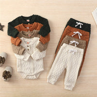 Thumbnail for 2Pcs Suit Toddler Long Sleeve Romper - PepitoStore