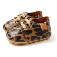 Thumbnail for Multicolor Retro Leather Shoes Baby