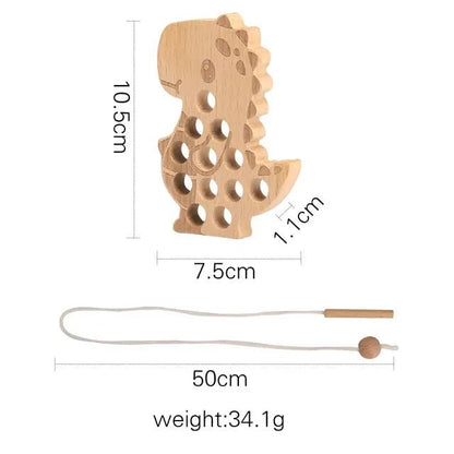 Baby Animal Wooden Stacking Toy Block - PepitoStore - 