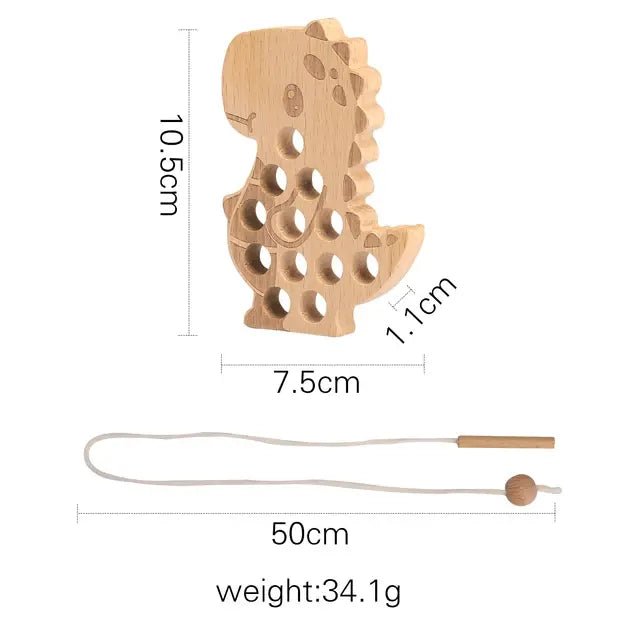 Baby Animal Wooden Stacking Toy Block - PepitoStore - 