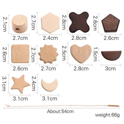 Baby Animal Wooden Stacking Toy Block - PepitoStore - 