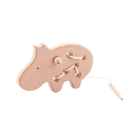 Baby Animal Wooden Stacking Toy Block - PepitoStore - 