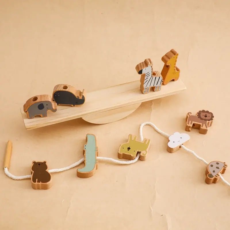 Baby Animal Wooden Stacking Toy Block - PepitoStore - 