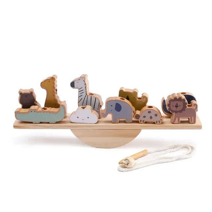 Baby Animal Wooden Stacking Toy Block - PepitoStore - 