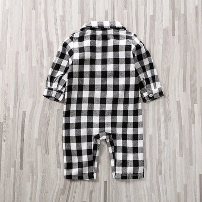 Baby Plaid Onesie Jumpsuit - PepitoStore