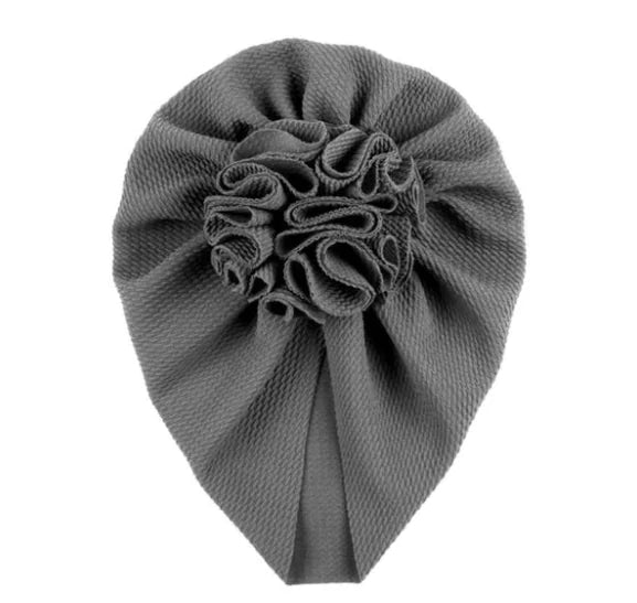 Baby Turban with Flower - PepitoStore