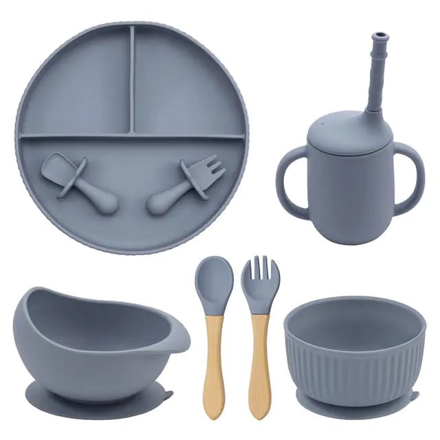 Baby Weaning Solid Food Plate Bowl Set - PepitoStore