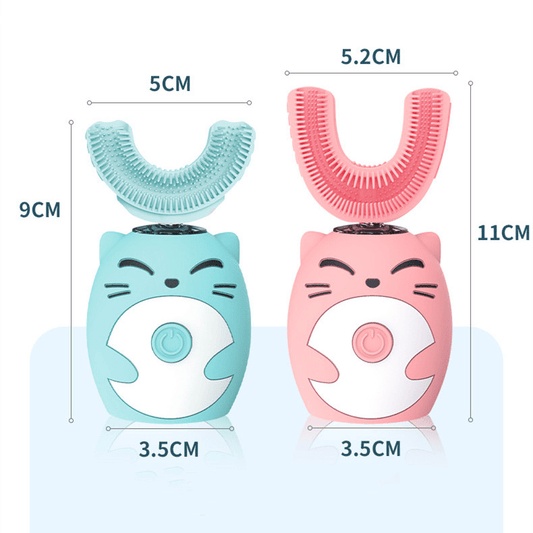 Children's U-shaped Ultrasonic Electric Toothbrush - PepitoStore -