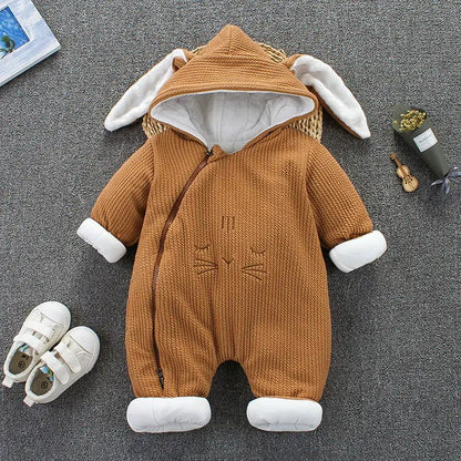 Cute Baby Bodysuit Warm Cotton Romper - PepitoStore - 