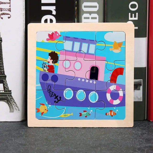 Kids Toys Wooden 3D Puzzle - PepitoStore