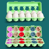 Thumbnail for Montessori Toy Matching Eggs - PepitoStore - 