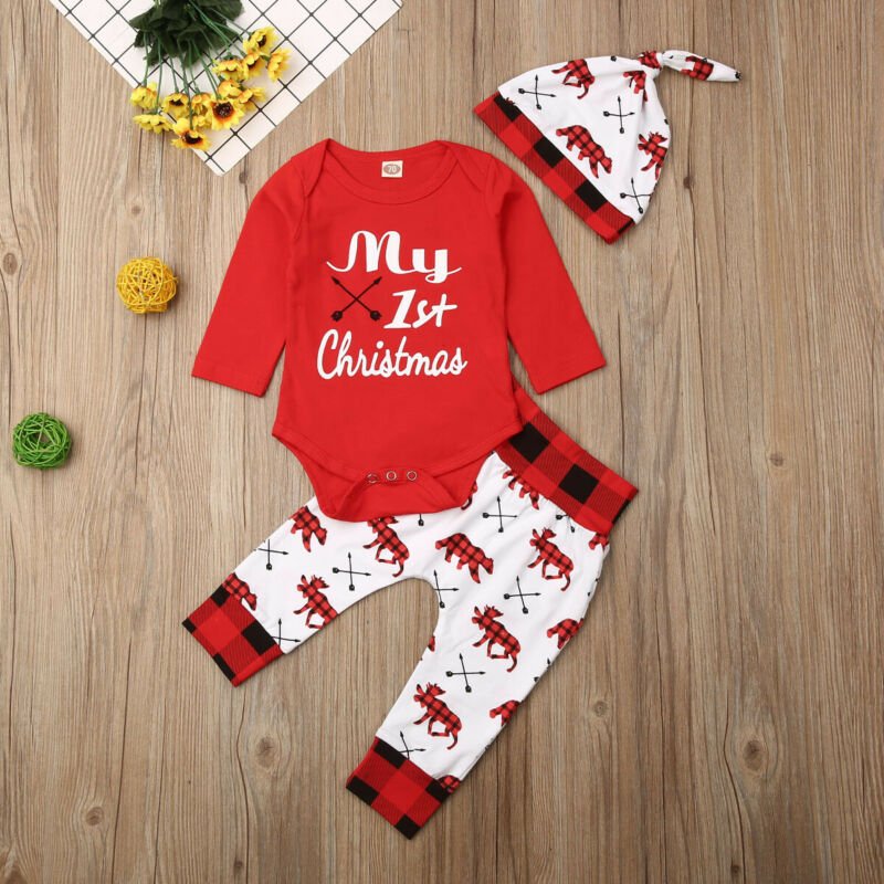 My First Christmas Outfits - PepitoStorerompers