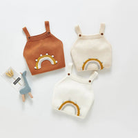 Thumbnail for New Baby Girl Baby Knitted Strap Jumper - PepitoStore - 