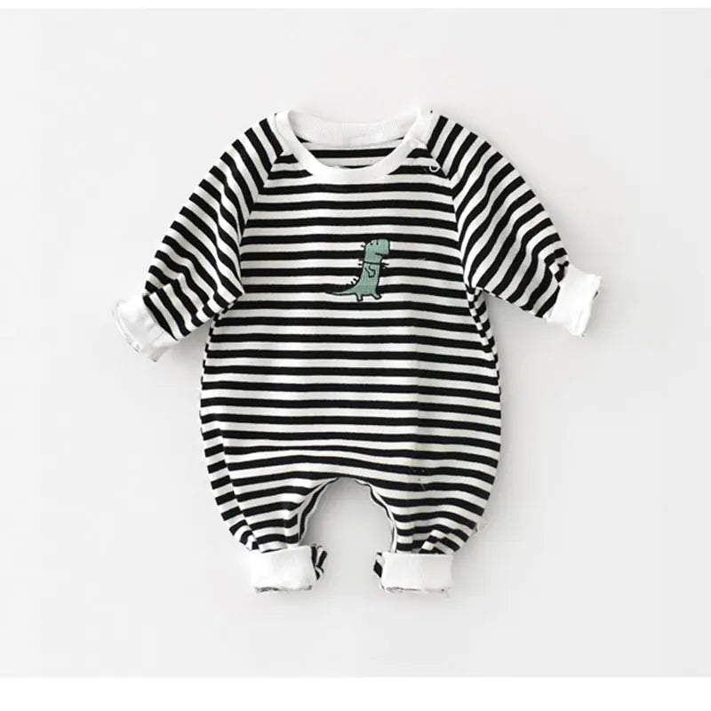 Newborn Baby Striped Rompers - PepitoStore