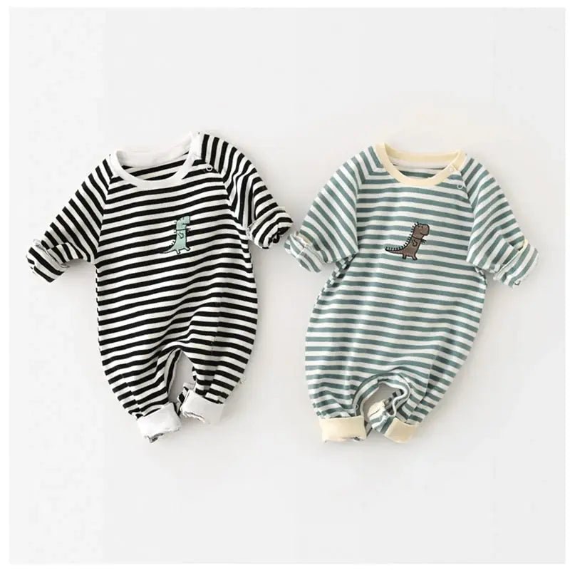 Newborn Baby Striped Rompers - PepitoStore