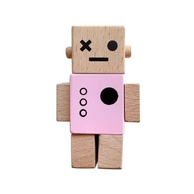 Nordic Style Wooden Robot Toy - PepitoStore - 