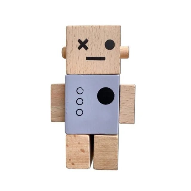 Nordic Style Wooden Robot Toy - PepitoStore - 