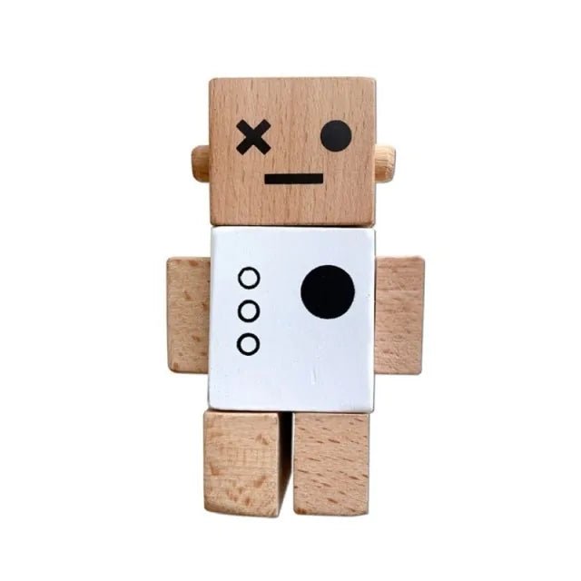 Nordic Style Wooden Robot Toy - PepitoStore - 