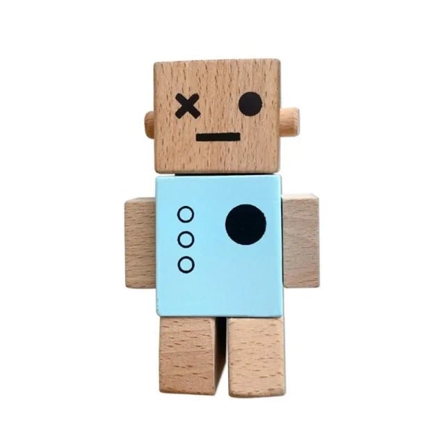 Nordic Style Wooden Robot Toy - PepitoStore - 