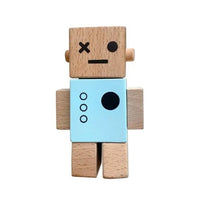 Thumbnail for Nordic Style Wooden Robot Toy - PepitoStore - 