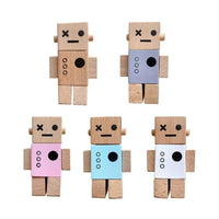 Thumbnail for Nordic Style Wooden Robot Toy - PepitoStore - 